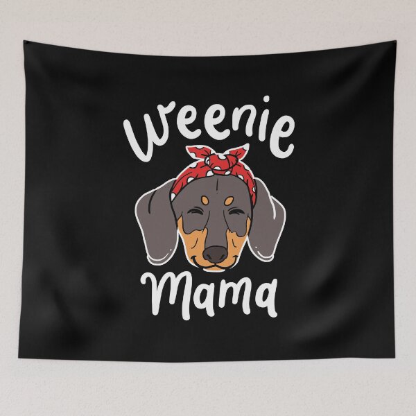 Item preview, Weenie Mama Dachshund Sausage Pet Dog Animal Lover designed and sold by haselshirt.