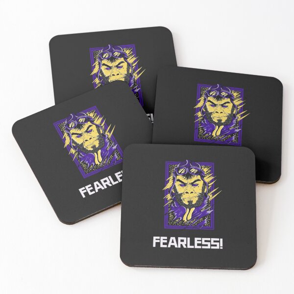 Item preview, Monkey in blue with aviator street art- Fearless! designed and sold by EvaWolf.