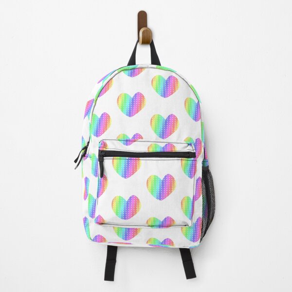 Item preview, Vibrant Rainbow Heart Colorful Pattern designed and sold by tabbygun.