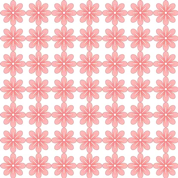 Artwork thumbnail, Pink snowflake pattern by RiaFazul