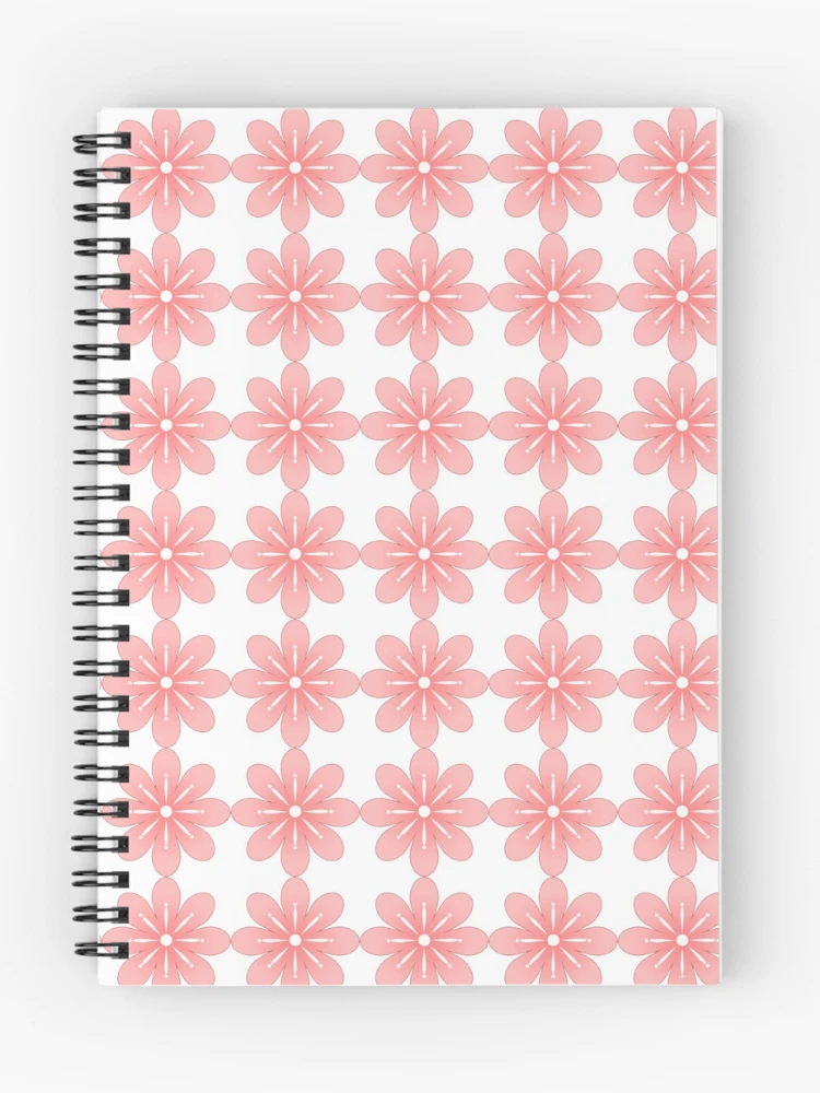Thumbnail 1 of 3, Journal, Pink snowflake pattern designed and sold by RiaFazul.