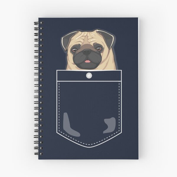 Item preview, Pocket Pug - Dark designed and sold by LingLing-Me.