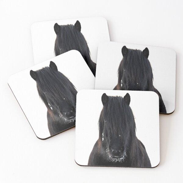 Item preview, Black (and white) Icelandic horse designed and sold by elisainiceland.