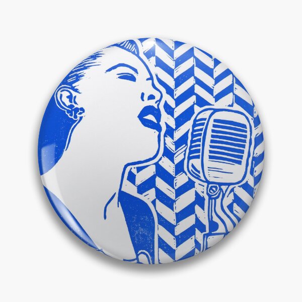 Item preview, Lady Day (Billie Holiday block print) designed and sold by BiancaGreen.