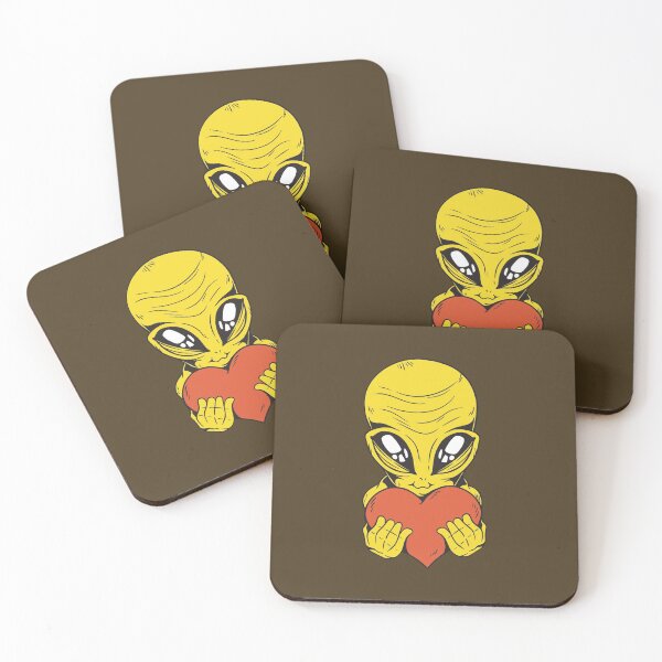 Item preview, Alien with a heart designed and sold by DerSenat.