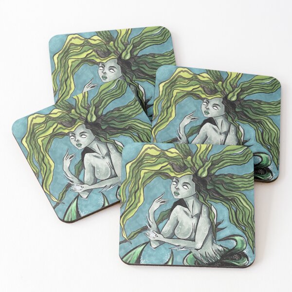 Item preview, Mermaid and seaweed designed and sold by klabukova-y.