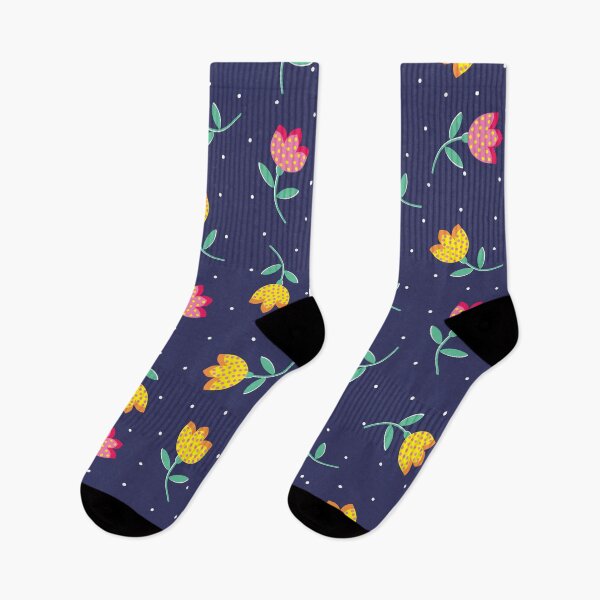 Artikelvorschau, Blumenpop-muster blauer hintergrund entworfen und verkauft von Octavia Soldani.