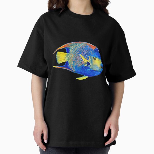 Queenie - Ocean Series Tropical Fish Oversized T-Shirt