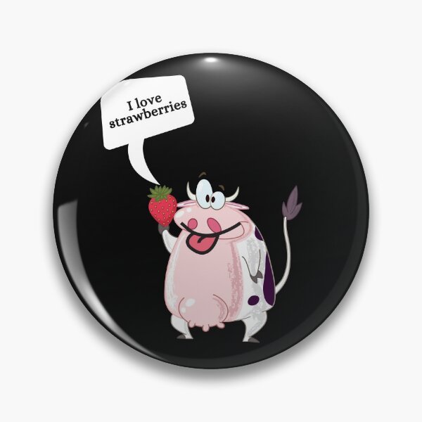 Item preview, Strawberry Cow funny, funny pink cow  designed and sold by OneTimeEngineer.