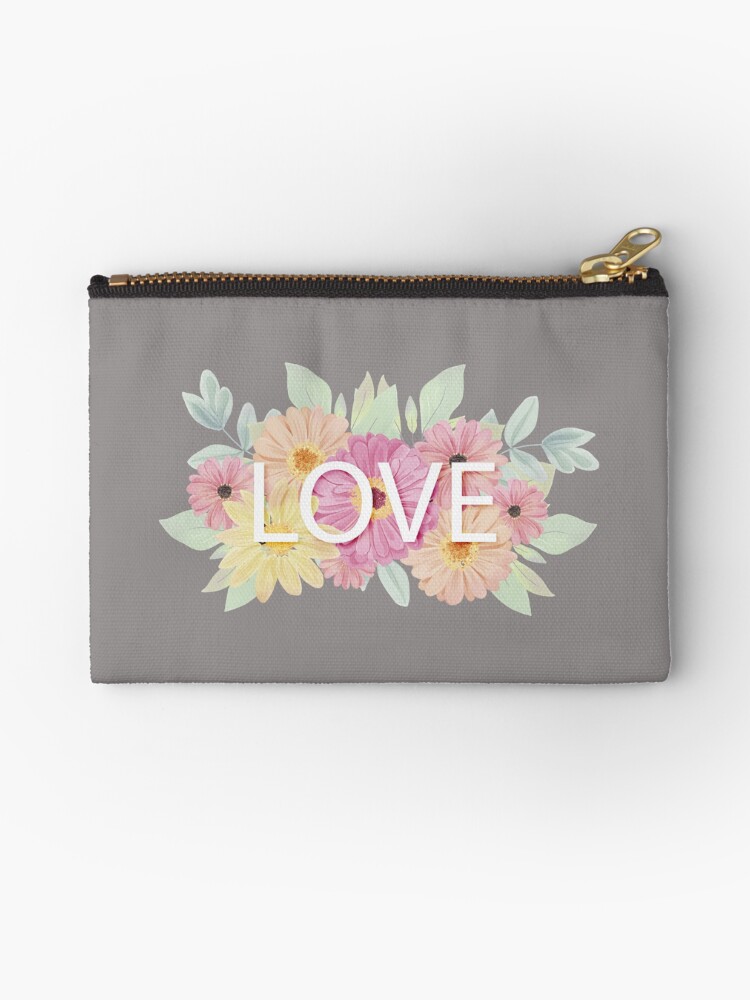 Download Love Svg Flower Svg Grandma Life Svg Love Flowers Flower Shirt Love Shirt Zipper Pouch By Abdulhakim001 Redbubble