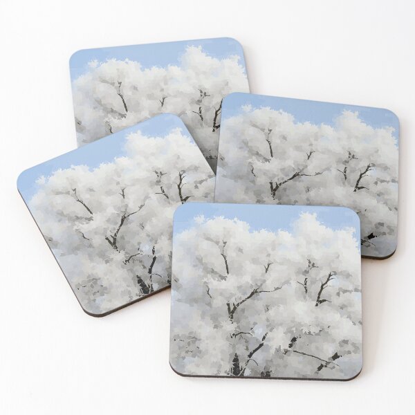 Item preview, Tree with Hoarfrost designed and sold by GraceCreation.