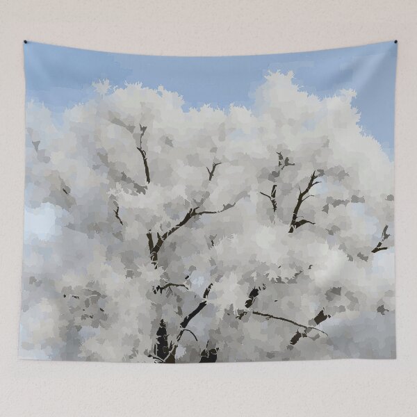Item preview, Tree with Hoarfrost designed and sold by GraceCreation.