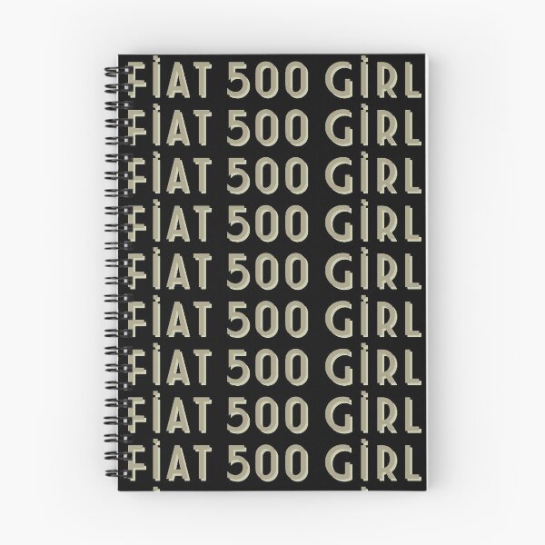 Item preview, Fiat 500 Girl (Coffee) designed and sold by abigabhall.