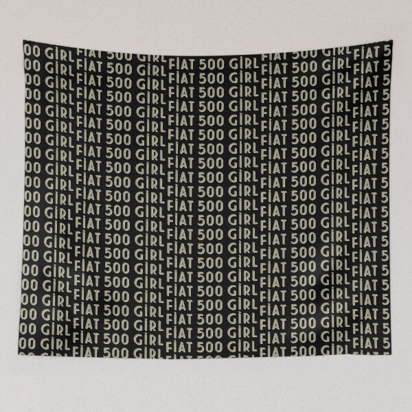 Item preview, Fiat 500 Girl (Coffee) designed and sold by abigabhall.