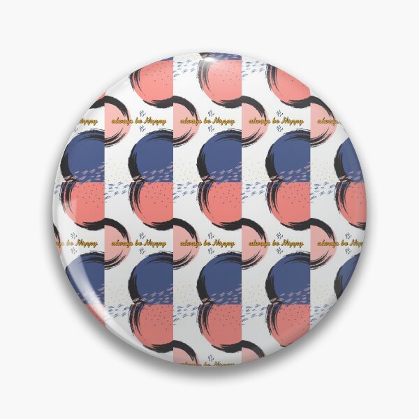 Item preview, Always be happy- circles shapes  designed and sold by Got-Ya-Bak.