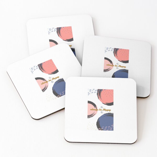 Item preview, Always be happy- circles shapes  designed and sold by Got-Ya-Bak.