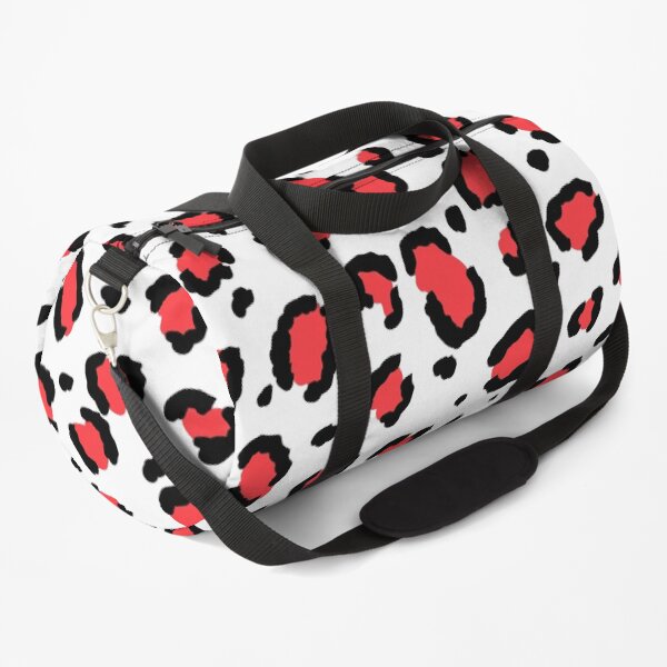 Red Leopard Duffle Bag