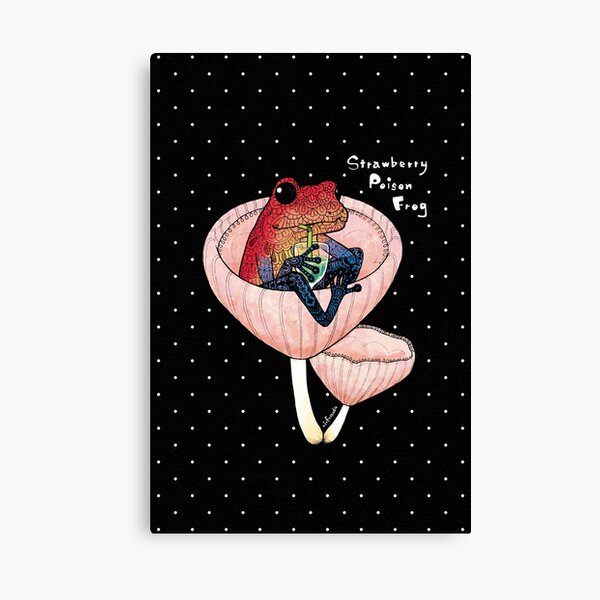 Aperçu de l'œuvre Grenouille empoisonnée aux fraises créée et vendue par isfeather.