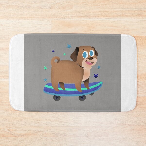 Item preview, Skating puppy dog designed and sold by Delicarte.