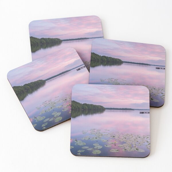 Item preview, Pink sunset over Lough Erne designed and sold by Adrian McGlynn.