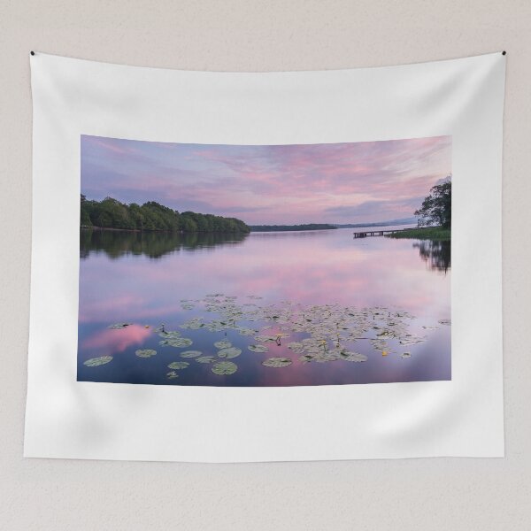 Item preview, Pink sunset over Lough Erne designed and sold by Adrian McGlynn.
