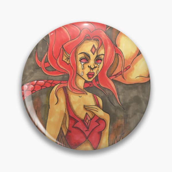 Item preview, Fiery mermaid designed and sold by klabukova-y.