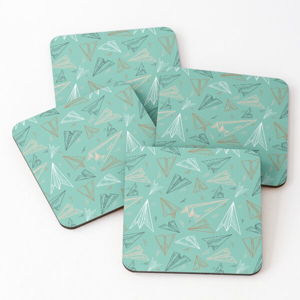 Item preview, Folded flight aqua designed and sold by hotairandwaffle.