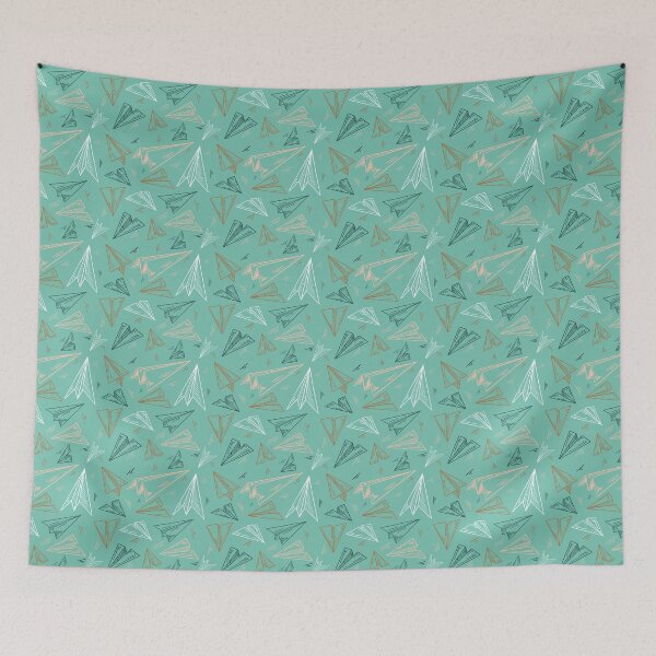 Item preview, Folded flight aqua designed and sold by hotairandwaffle.