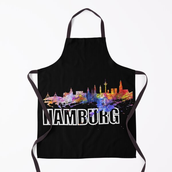Item preview, Hamburgo Skyline Moin Hamburgo ciudad fresca en la noche designed and sold by DerNerd.