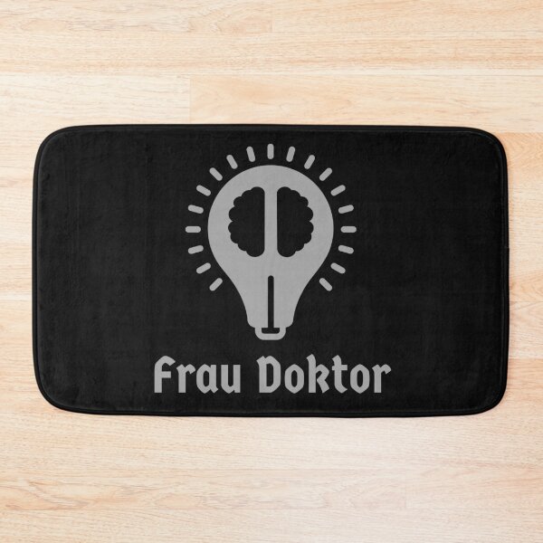 Artikelvorschau, Deutsche Frau Doktor Promotion Akademische Glückwünsche PhD Intelligent Brain Deutsch entworfen und verkauft von Time4German.