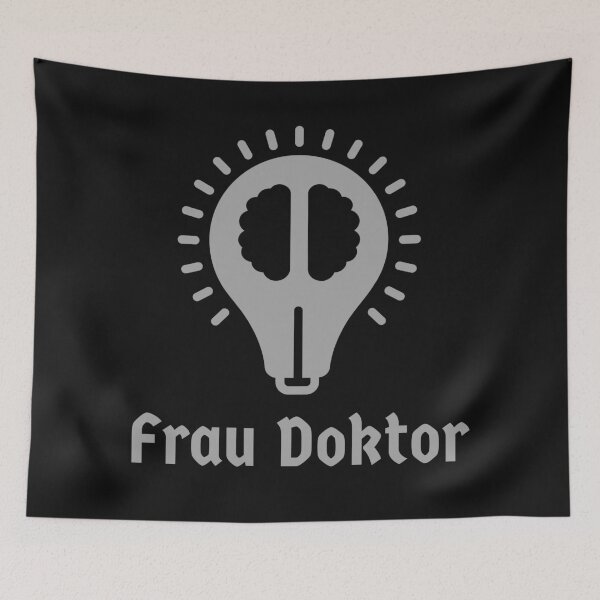 Artikelvorschau, Deutsche Frau Doktor Promotion Akademische Glückwünsche PhD Intelligent Brain Deutsch entworfen und verkauft von Time4German.