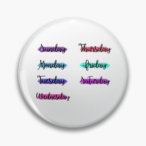 Item preview, Days Of The Week pack designed and sold by RafaTakami.