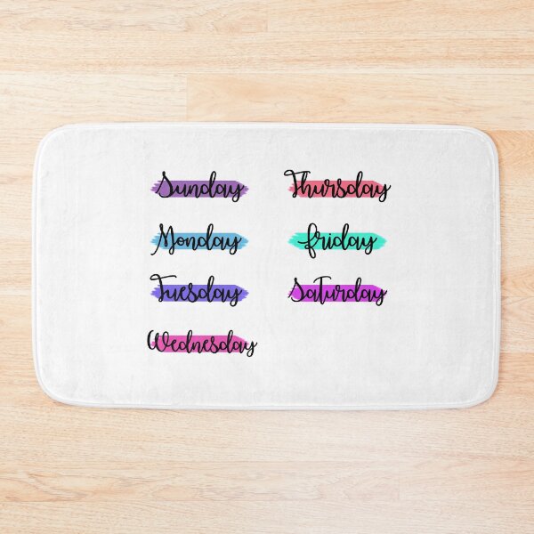 Item preview, Days Of The Week pack designed and sold by RafaTakami.
