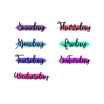 Artwork thumbnail, Days Of The Week pack by RafaTakami
