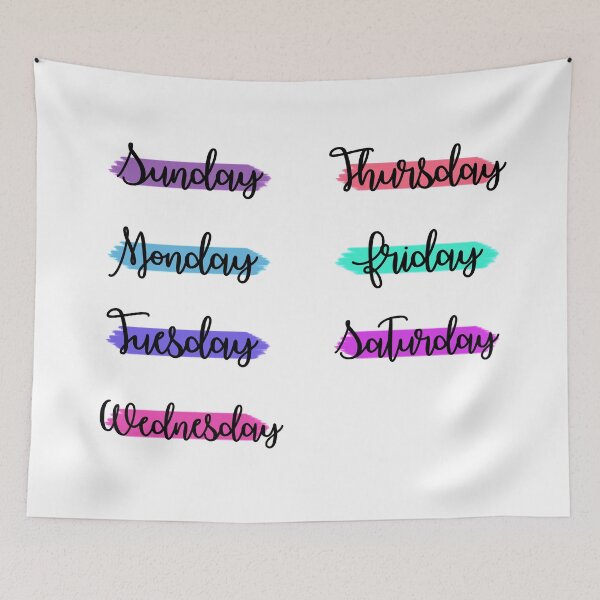 Item preview, Days Of The Week pack designed and sold by RafaTakami.