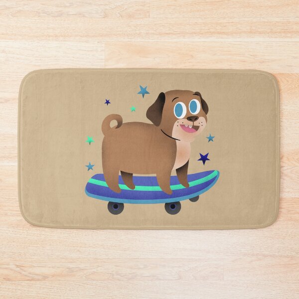 Item preview, Skating puppy dog designed and sold by Delicarte.
