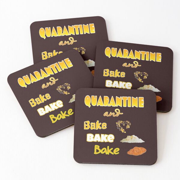 Item preview, quarantine and bake bake bake designed and sold by doctors-apparel.