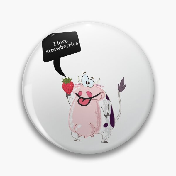Item preview, Strawberry Cow funny, funny pink cow  designed and sold by OneTimeEngineer.