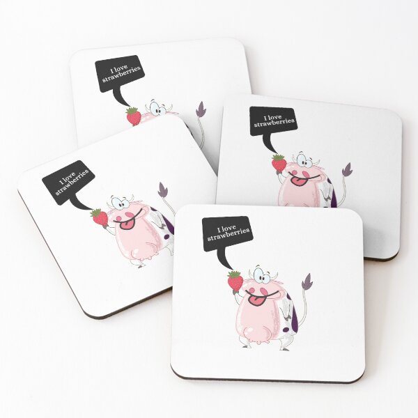 Item preview, Strawberry Cow funny, funny pink cow  designed and sold by OneTimeEngineer.