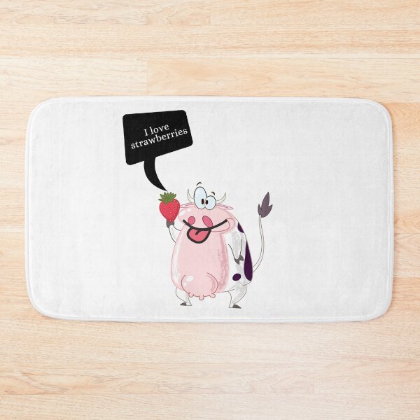 Item preview, Strawberry Cow funny, funny pink cow  designed and sold by OneTimeEngineer.