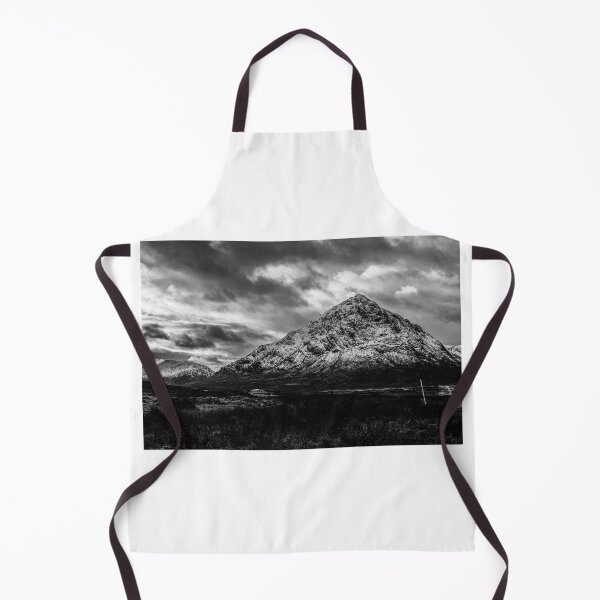 Item preview, Black and White Landscape Buachaille Etive Mhor Glencoe Scotland designed and sold by Stravaigin.