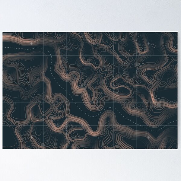 Item preview, Topographic Terrain Mapping designed and sold by Vector Scout Lab.
