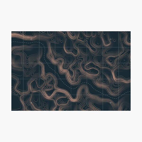 Item preview, Topographic Terrain Mapping designed and sold by Vector Scout Lab.