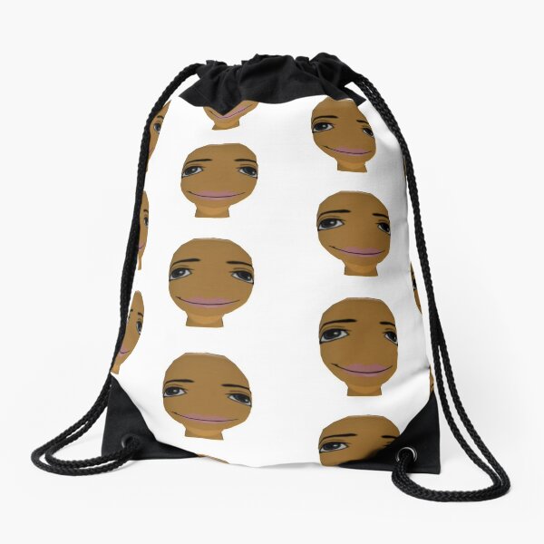 Chill Face Drawstring Bag By Smokeyotaku Redbubble - roblox fanny pack shirt