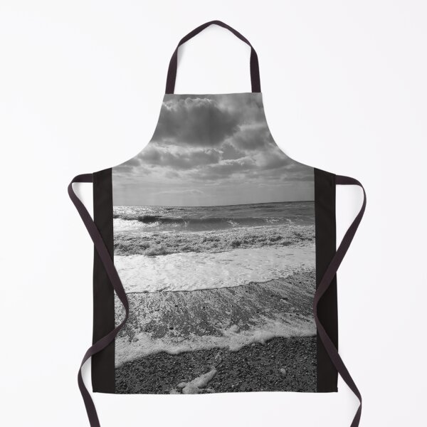 Item preview, Waves and foam at the beach, Camber Sands, monochrome designed and sold by paulboizot.