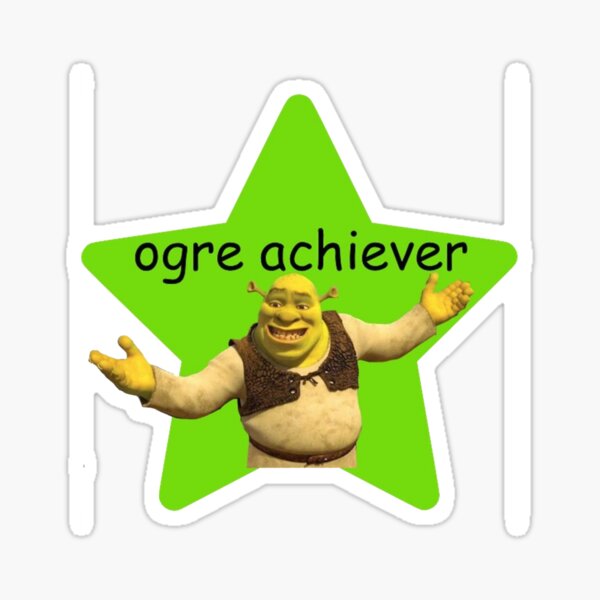 Item preview, Ogre Achiever Star designed and sold by GarfieldsLitter.