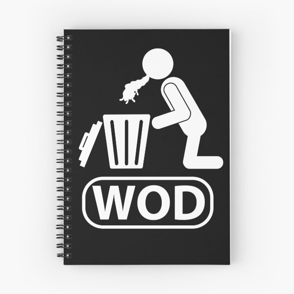 Item preview, Funny WOD Fitness Gym Healthy living T-shirt Mens Women Weightlifter Work out Crossfitters designed and sold by Talia  Jones.