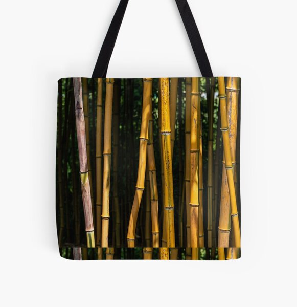 Bamboo Forest in the Sun All Over Print Tote Bag