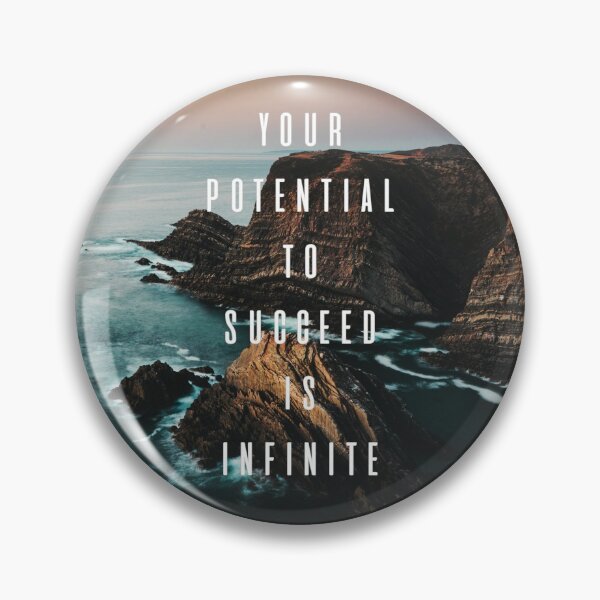 Item preview, Motivational quote - your potential to succeed is infinite designed and sold by DecorWorthy.