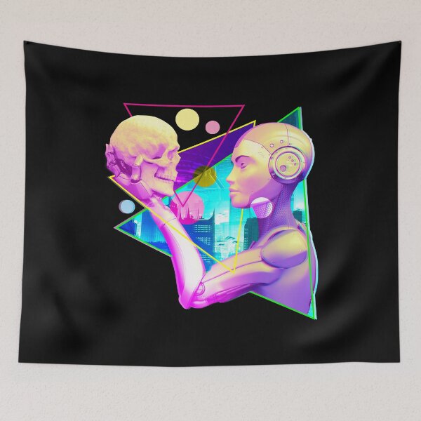 Item preview, Alas Poor Yorick Futuristic Shakespeare Cyborg designed and sold by Jay Bayne.